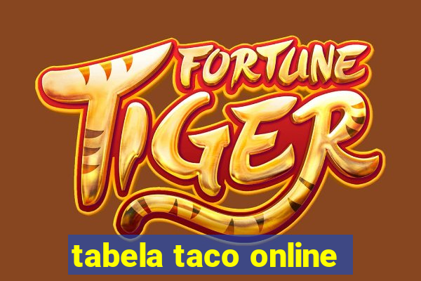 tabela taco online